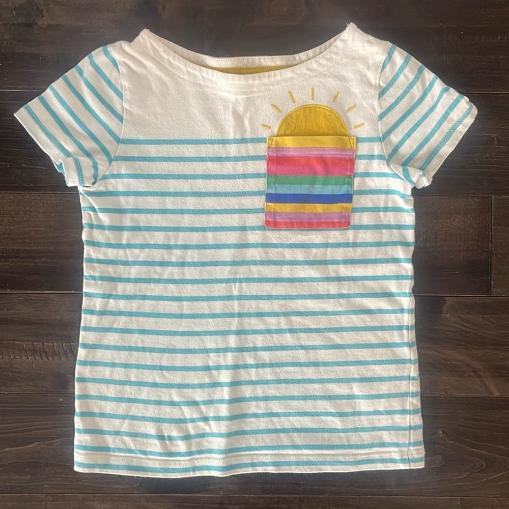 BODEN Stripe Pocket Tee
